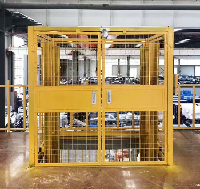 三门峡智能导轨式升降机亮相